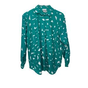 VTG‎ Levi’s Men's Sportswear Abstract Preppy Casual Button Down Shirt Size Large